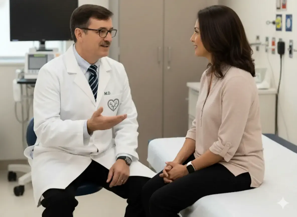 Consulta médica con Dr. Hadaya en clínica NJ Varices